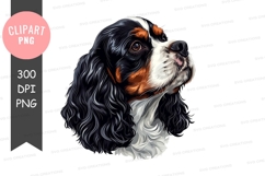 Portrait of a cavalier king charles spaniel Product Image 1