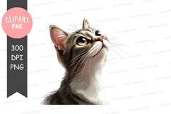 Playful cat clipart png Product Image 1