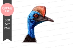 Cassowary clipart png Product Image 1