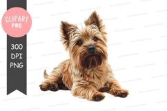 Cute yorkshire terrier clipart png Product Image 1