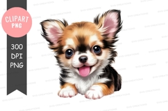 Happy puppy clipart png Product Image 1