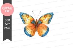 Colorful butterfly clipart png Product Image 1