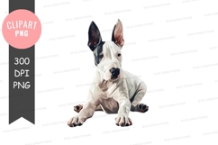 White dog clipart png Product Image 1