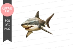 Great white shark clipart png Product Image 1