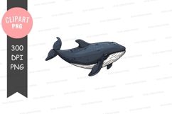 Gray whale clipart png Product Image 1