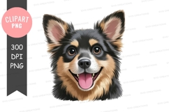 Happy corgi puppy clipart png Product Image 1