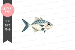 Cartoon fish clipart png Product Image 1