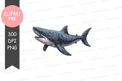 Prehistoric shark clipart png Product Image 1