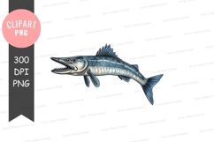 Prehistoric fish clipart png Product Image 1