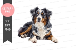 Beautiful bernese mountain dog clipart png Product Image 1