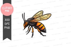 Vibrant bee clipart png Product Image 1