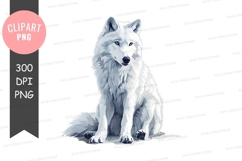 Majestic white wolf Product Image 1