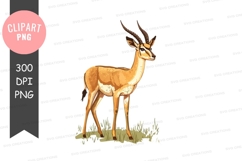 Gazelle clipart png Product Image 1