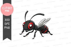Cartoon hornet clipart png Product Image 1