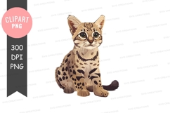 Cute kitten clipart png Product Image 1