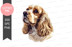 Portrait of a cocker spaniel Product Image 1