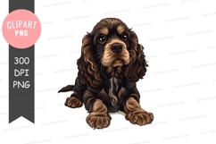 Cocker spaniel puppy clipart png Product Image 1