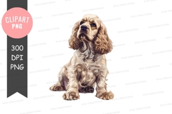Cocker spaniel puppy clipart png Product Image 1