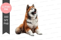 Happy alaskan malamute clipart png Product Image 1