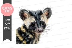 Cute civet clipart png Product Image 1