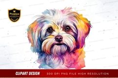Colorful dog clipart png Product Image 1