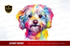 Colorful dog clipart png Product Image 1
