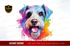 Colorful dog clipart png Product Image 1