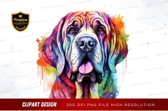 Colorful dog portrait Product Image 1