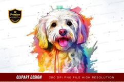 Happy puppy clipart png Product Image 1