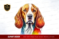 Portrait of a dog with rainbow colors Product Image 1