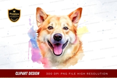Happy corgi clipart png Product Image 1
