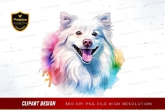 Happy dog with rainbow background Product Image 1