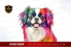 Colorful dog clipart png Product Image 1