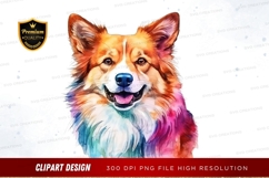 Happy corgi clipart png Product Image 1