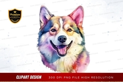 Happy corgi clipart png Product Image 1