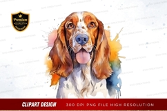 Playful dog clipart png Product Image 1
