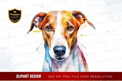 Watercolor dog portrait Product Image 1