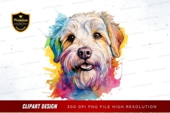 Colorful dog clipart png Product Image 1