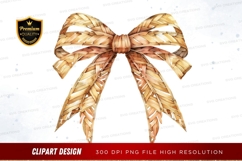 Golden woven ribbon clipart png Product Image 1