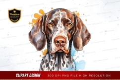 Portrait of a german shorthaired pointer Product Image 1