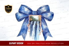 Waterfall in a blue ribbon Product Image 1