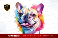 Happy french bulldog clipart png Product Image 1