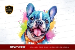 Happy french bulldog clipart png Product Image 1