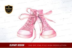 Pink lace-up boots clipart png Product Image 1