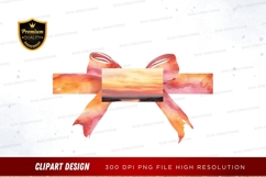 Elegant gift ribbon clipart png Product Image 1