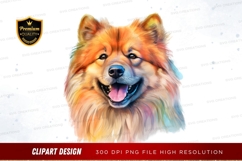 Happy pomeranian dog clipart png Product Image 1