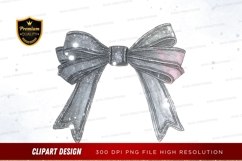 Elegant sparkling bow clipart png Product Image 1