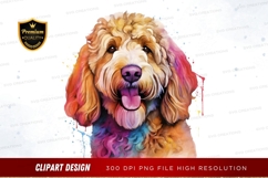 Colorful dog clipart png Product Image 1