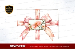 Elegant gift box with floral bow Product Image 1