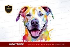 Colorful dog clipart png Product Image 1